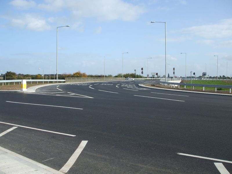 File:A13 Manorway Junction east side look south Oct 2013.JPG