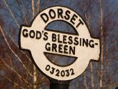 Holt- Gods Blessing Green signpost detail - Geograph - 1741135.jpg