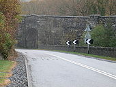 Pont Gethin on the A470 - Geograph - 1570072.jpg