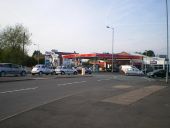 Codsall filling station and road junction - Geograph - 1820826.jpg