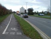 Highwood Road reaches Patchway - Geograph - 2155425.jpg