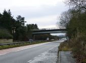 The A697 joins the A1 - Geograph - 4281378.jpg