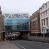 Portland Terrace passes under WestQuay (C) Jaggery - Geograph - 3884776.jpg