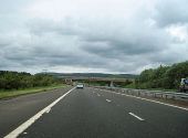 Approaching the A8 Greenock Road overbridge - Geograph - 2416426.jpg