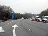 M6 Motorway - Junction 15 Exit, Southbound - Geograph - 1676043.jpg