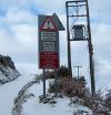 Burway warning sign (snow) - Coppermine - 23800.JPG