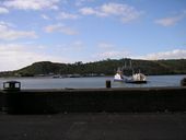 R683 snakes down into Passage East seen from Ballyhack on the Wexford side - Coppermine - 5628.JPG