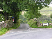Junction at Pendragon Castle - Geograph - 538905.jpg