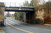Looking west at the railway bridge over Rugby Road - Geograph - 1669987.jpg