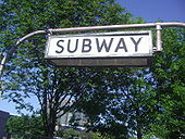 Pre-Worboys subway sign Ealing - Coppermine - 22383.JPG