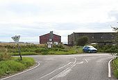 T-junction where the B9165 and B9166 meet at Fearn - Geograph - 226093.jpg