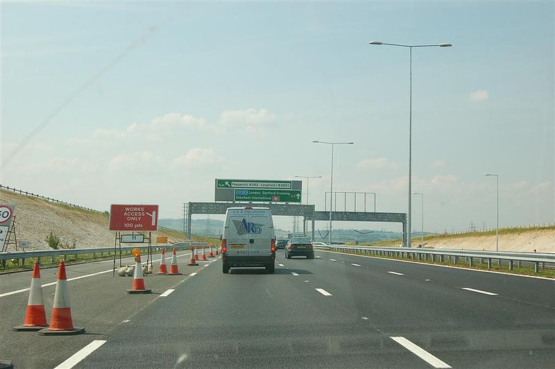 File:A2 Re-alignment Pepperhill to Cobham (London-bound) - Coppermine - 18151.jpg