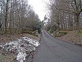 Driveway to Linnel Wood - Geograph - 1679141.jpg