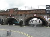 Folkestone Harbour Viaduct look east.JPG