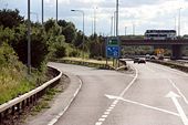 Motorway M11 junc 14 - Geograph - 1486278.jpg
