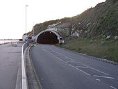 A299 Approaching Pegwell Tunnel from the Port - Coppermine - 18637.jpg