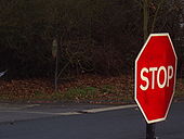 Old - and news - Stop Signs, Canterbury - Coppermine - 4685.JPG