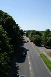 The A683 from the Lancaster Canal aqueduct - Geograph - 1334390.jpg