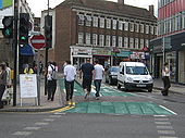 Kingston Fife Road Cycle Lane 1 - Coppermine - 18897.JPG