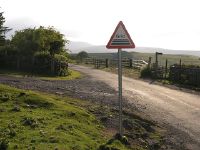 New cattle grid sign in Wales - Geograph - 1360611.jpg