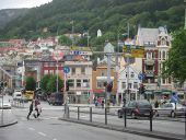 Norway, Bergen Traffic Signal Red Arrow - Coppermine - 14159.JPG