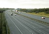 The M6 looking south near Stafford - Geograph - 1096994.jpg