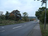 A1168 Chigwell Lane looking north towards M11 J5 - Coppermine - 16045.JPG