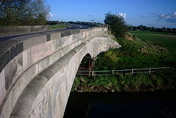 Weston Bridge, Weston near Stafford - Geograph - 266345.jpg