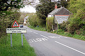 Down the hill to Slaughterbridge - Geograph - 1285161.jpg