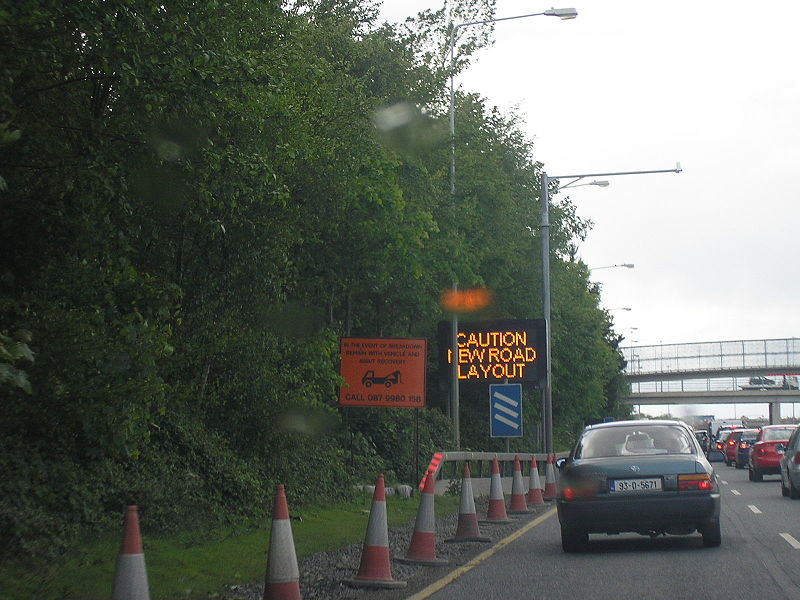 File:M50 Northbound, through upgrade works - Coppermine - 11884.JPG