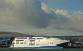 The P&O "Express" at Larne - Geograph - 1196622.jpg