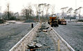 Northern terminal roundabout, 1980