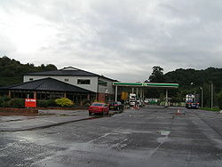 Service station on the A40 - Geograph - 1531097.jpg