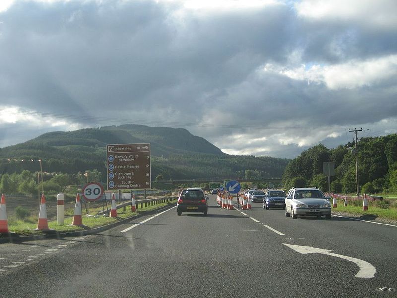 File:A9 Ballinluig Roadworks - Coppermine - 14890.jpg