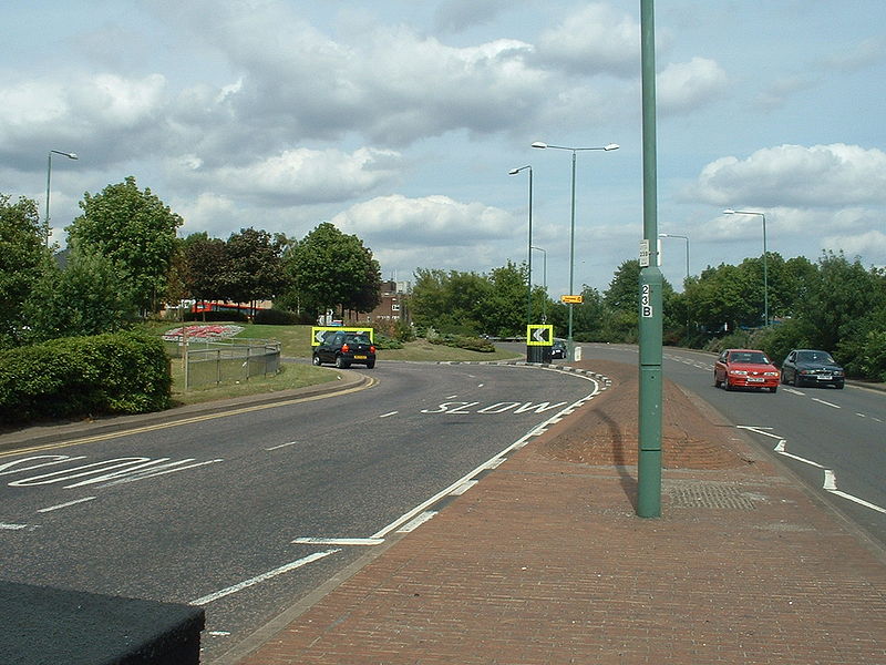 File:Vehicle activated sign, A12 westbound off-slip, Wanstead - Coppermine - 6075.jpg