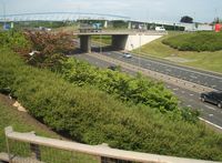 Newbridge Roundabout from the South - Geograph - 458575.jpg