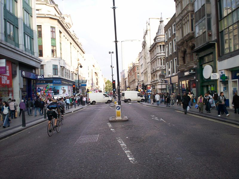 File:A40 Oxford Street towards Centre Point.JPG