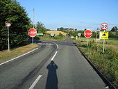 Accident black-spot near Newborough, Staffordshire - Geograph - 214814.jpg