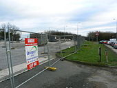 Demolished petrol station, A419, Swindon - Geograph - 322996.jpg