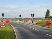Rugby western bypass construction (3) - Geograph - 1315774.jpg