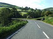 A sharp bend on the A54 - Geograph - 187231.jpg