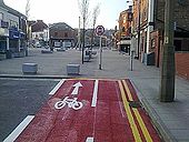 Awful Cycle Lane 1 - Coppermine - 21994.JPG