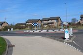 Roundabout on the A761 Kilmacolm Road - Geograph - 6448849.jpg