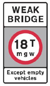 Weak bridge road sign - Coppermine - 18487.jpg