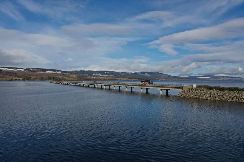 File:A9 Cromarty Bridge - low level aerial from South.jpg