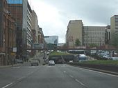 Approaching Queensway Tunnel, Southbound - Geograph - 1291195.jpg