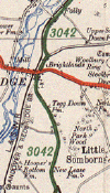 B3042 Hampshire map.png