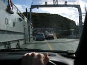 Disembarking car ferry in Ballyhack Co Wexford - Coppermine - 5611.JPG