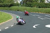 Racing at Signpost - Isle of Man - Geograph - 31450.jpg