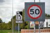 Variable speed-limit sign, Belfast - Geograph - 2081010.jpg